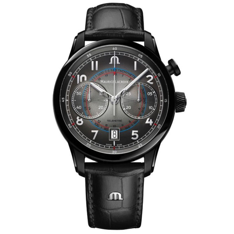 Maurice Lacroix PONTOS CHRONOGRAPH BLK DLC 41mm | PT6428-DLB01-320-2