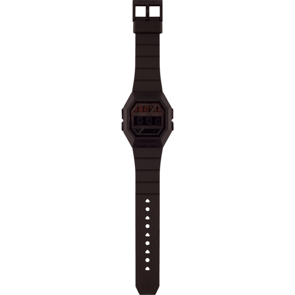 Komono Powergrid Watch | Pitch Black