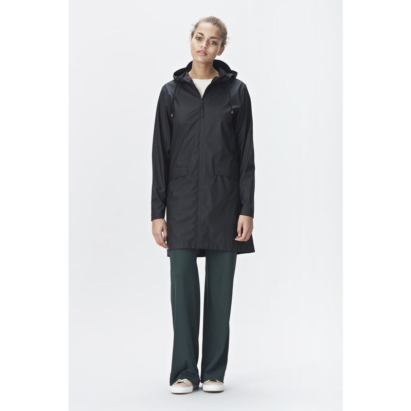 RAINS Women's Waterproof W Coat | Black