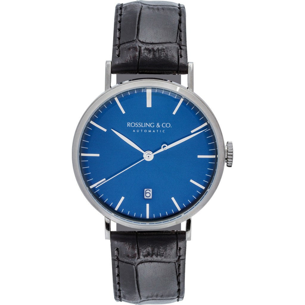 Rossling & Co. Metropolitan Automatic Watch Blue RO-004-005 – Sportique