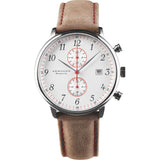 Armogan Regalia Chronograph Watch | Silvered White S89