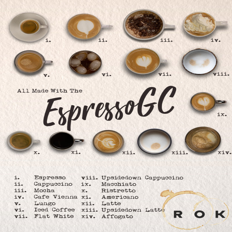 Rok Coffee Portable Espresso Maker - Durable Glass Composite Construction, Aluminum
