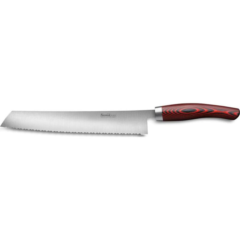 Nesmuk Soul Bread Knife 270  Micarta Red