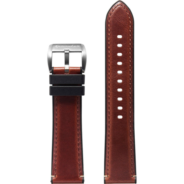 Spinnaker Durevole Rubber / Leather Hybrid Strap - 22mm