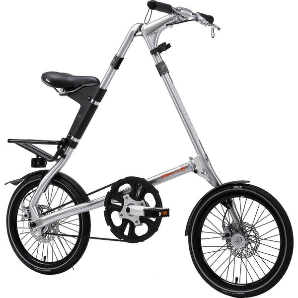 STRiDA EVO Folding Bicycle | Brushed Silver