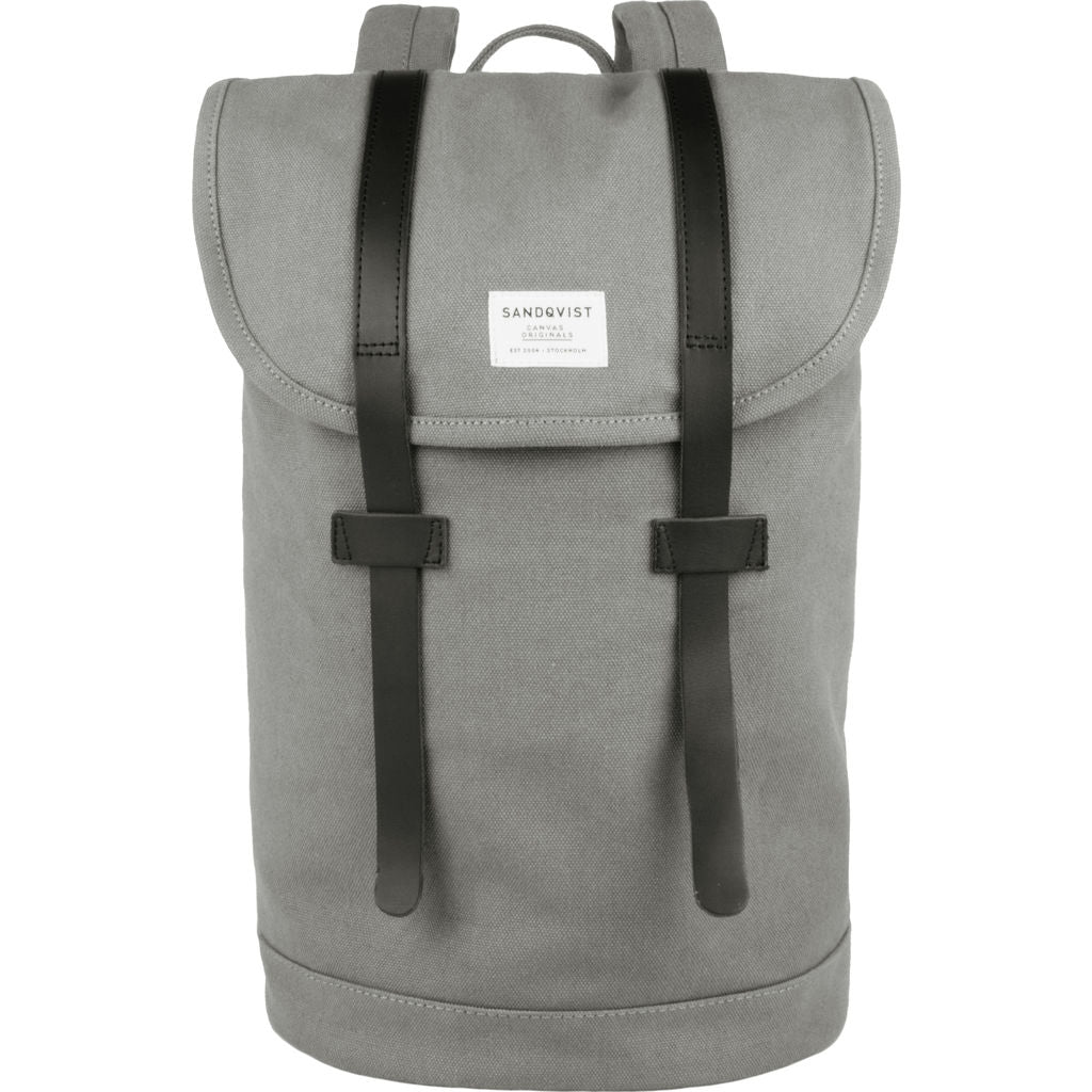 Sandqvist Stig Rolltop Backpack Grey