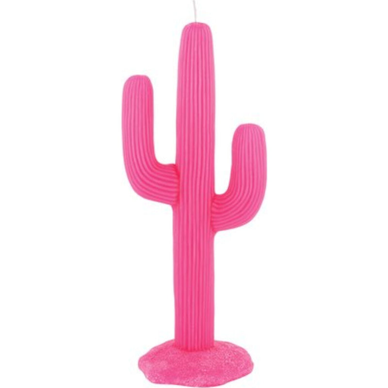 Sunnylife Cactus Candle Large | Fuchsia Purple