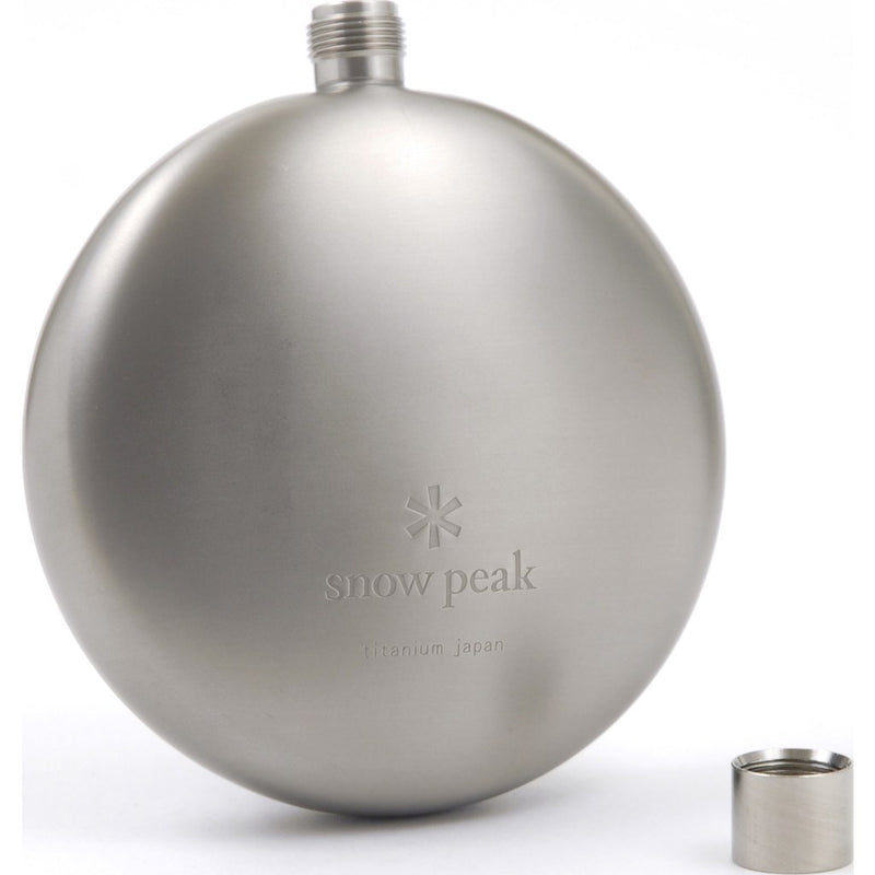 Snow Peak Titanium Round Flask | Titanium T-015