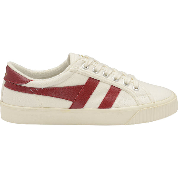 Gola Men's Mark Cox Tennis Sneakers | Off White/Deep Red