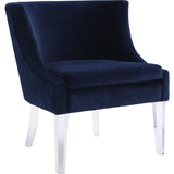 TOV Furniture Myra Velvet Chair | Blue- TOV-A105