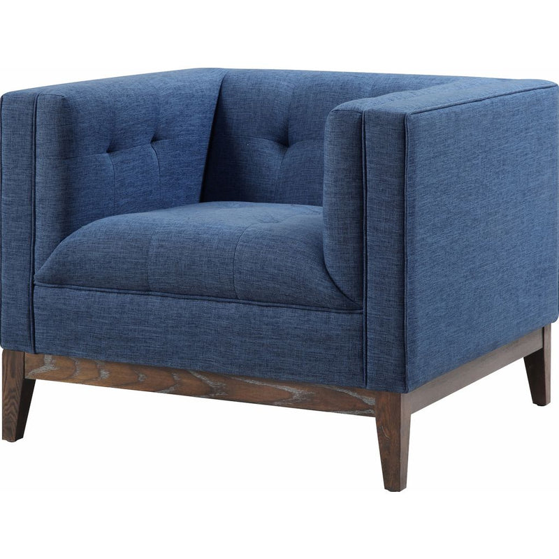 TOV Furniture Gavin Linen Chair | Blue- TOV-A58