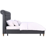 TOV Furniture Oxford Linen Bed in Full | Grey TOV-B15-Full