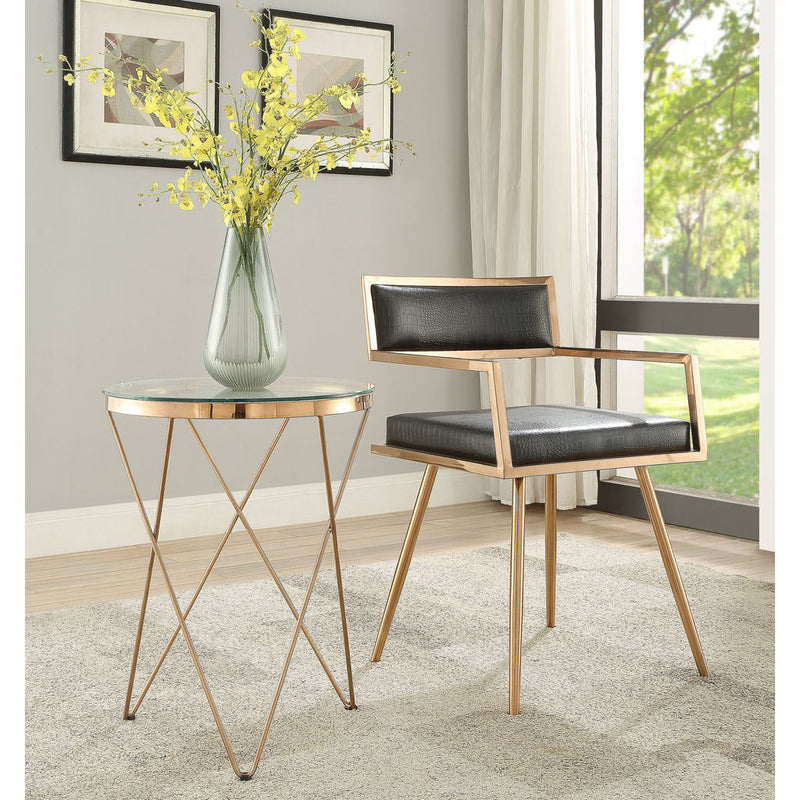 TOV Furniture Marquee Table | Rose Gold- TOV-G5462