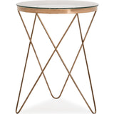 TOV Furniture Marquee Table | Rose Gold- TOV-G5462