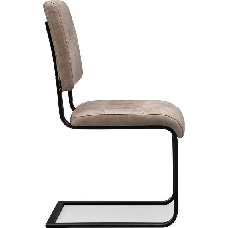 TOV Furniture Cora Chair Set of 2 | Smokey Taupe, Black- TOV-G5473