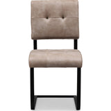 TOV Furniture Cora Chair Set of 2 | Smokey Taupe, Black- TOV-G5473