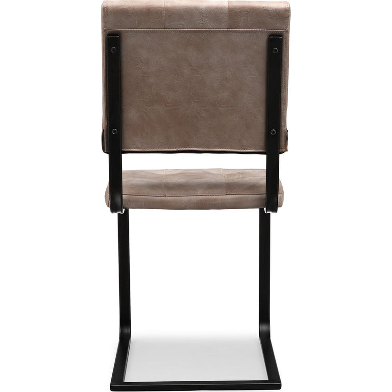 TOV Furniture Cora Chair Set of 2 | Smokey Taupe, Black- TOV-G5473