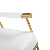 TOV Furniture Diva Eco-Leather Bench | White TOV-OC3714