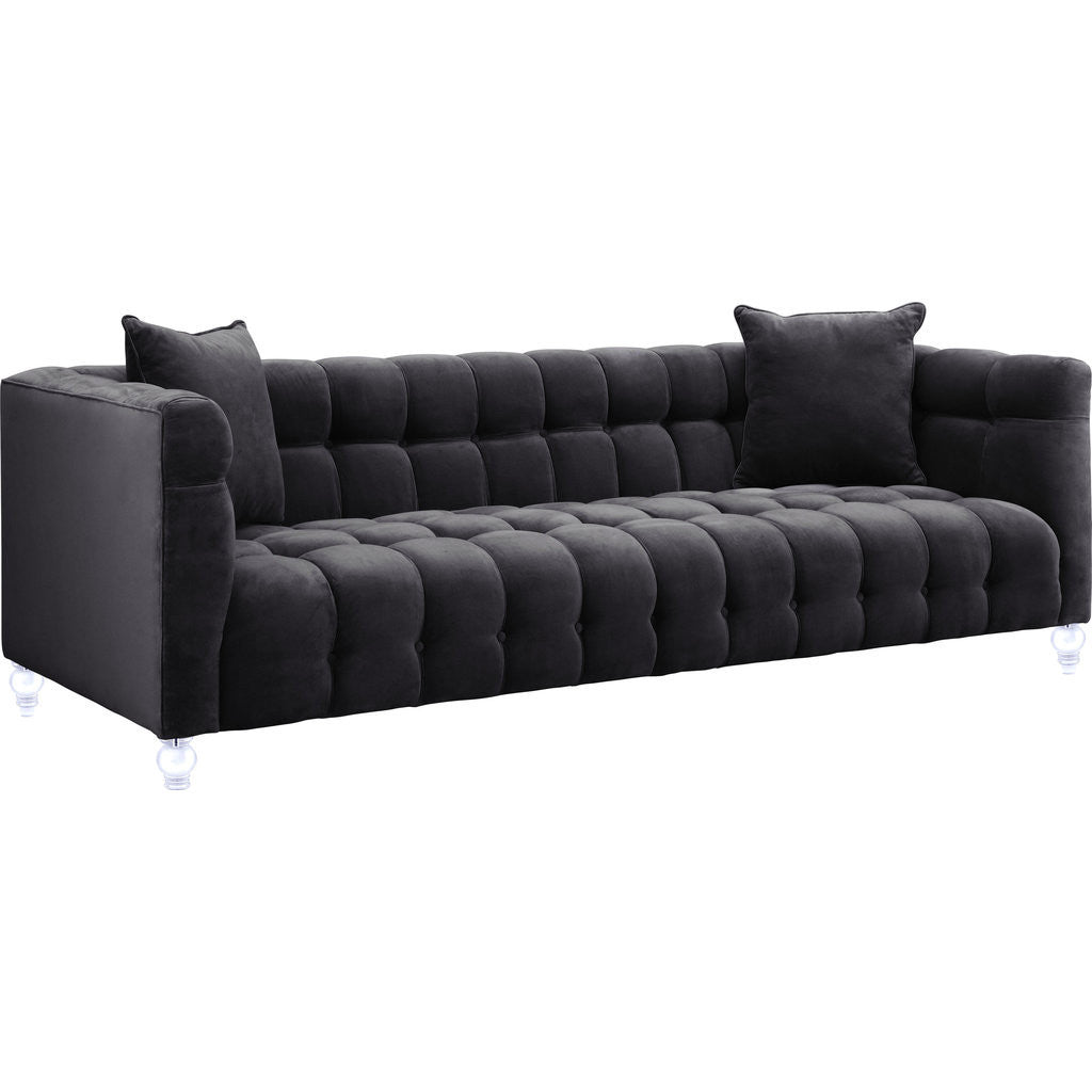 TOV Furniture Bea Velvet Sofa Grey TOV-S100 – Sportique