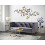 TOV Furniture Sebastian Velvet Sofa | Grey- TOV-S150