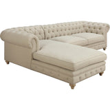 TOV Furniture Oxford Linen LAF Sectional | Beige TOV-S19-Sec-L