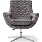 TOV Furniture Fifi Swivel Chair | Grey- TOV-S6118