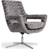 TOV Furniture Fifi Swivel Chair | Grey- TOV-S6118