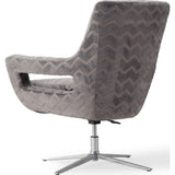 TOV Furniture Fifi Swivel Chair | Grey- TOV-S6118