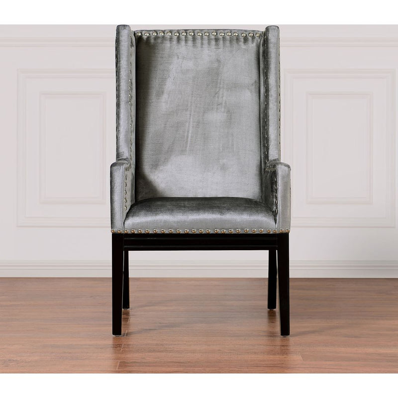 TOV Furniture Tribeca Velvet Chair | Grey- TOV-TRI-GV