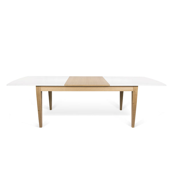 Temahome Niche Dining Table | Pure White/Oak