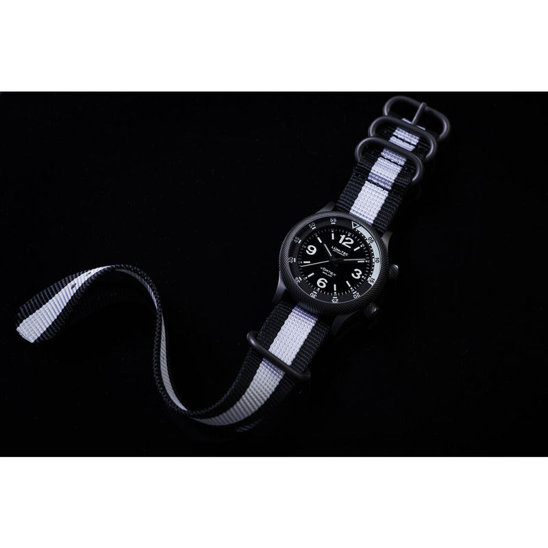 Lum-Tec Vortex D1 Solar Watch | Black/Gray