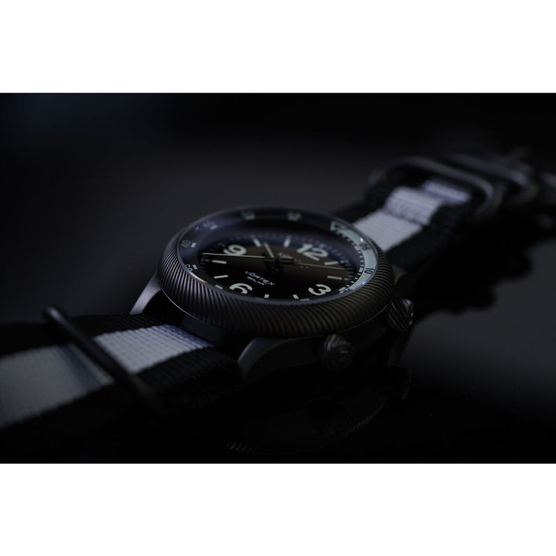 Lum-Tec Vortex D1 Solar Watch | Black/Gray