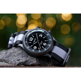 Lum-Tec Vortex D1 Solar Watch | Black/Gray