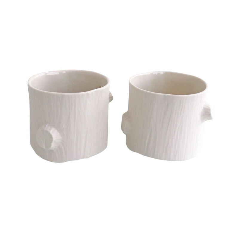 Michiko Shimada Wide Log Tumbler Set of 2 | White