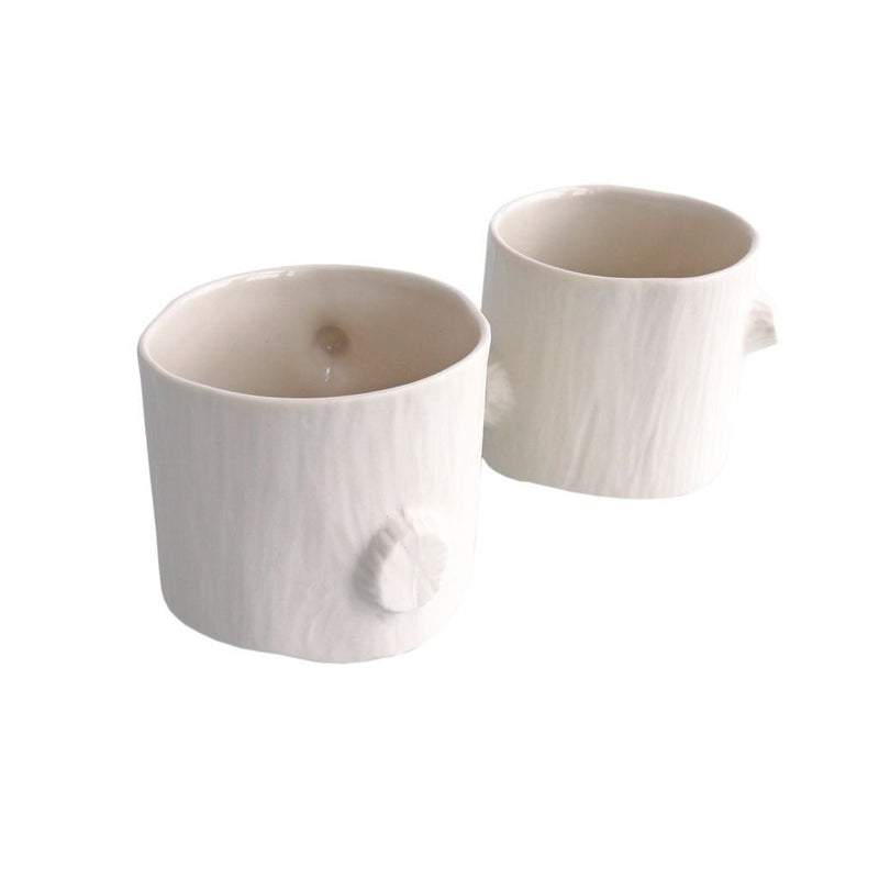 Michiko Shimada Wide Log Tumbler Set of 2 | White