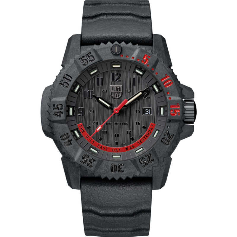 Luminox Master Carbon Seal 3801.EY Watch | The Only Easy Day Was Yesterday