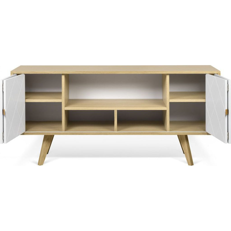 TemaHome Brigitte Sideboard | Oak / Pure White 9500.402654