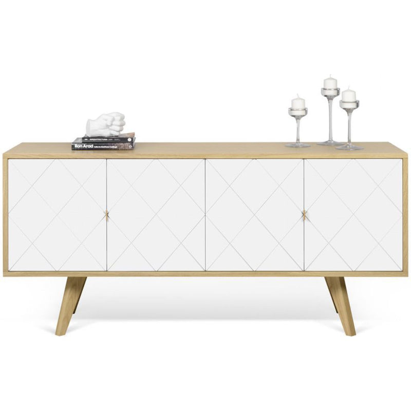 TemaHome Brigitte Sideboard | Oak / Pure White 9500.402654