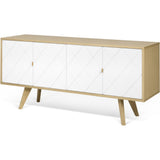 TemaHome Brigitte Sideboard | Oak / Pure White 9500.402654