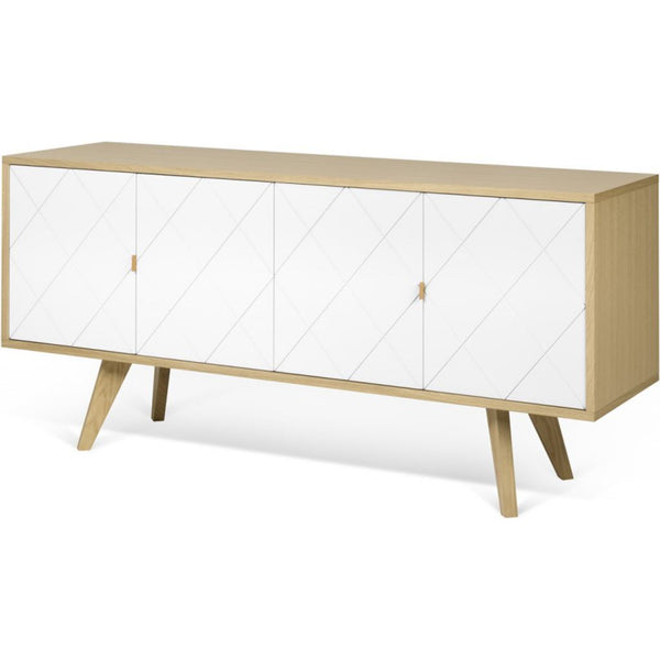 TemaHome Brigitte Sideboard | Oak / Pure White 9500.402654