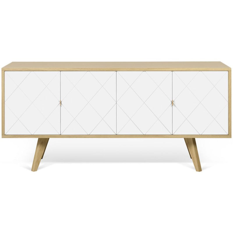 TemaHome Brigitte Sideboard | Oak / Pure White 9500.402654