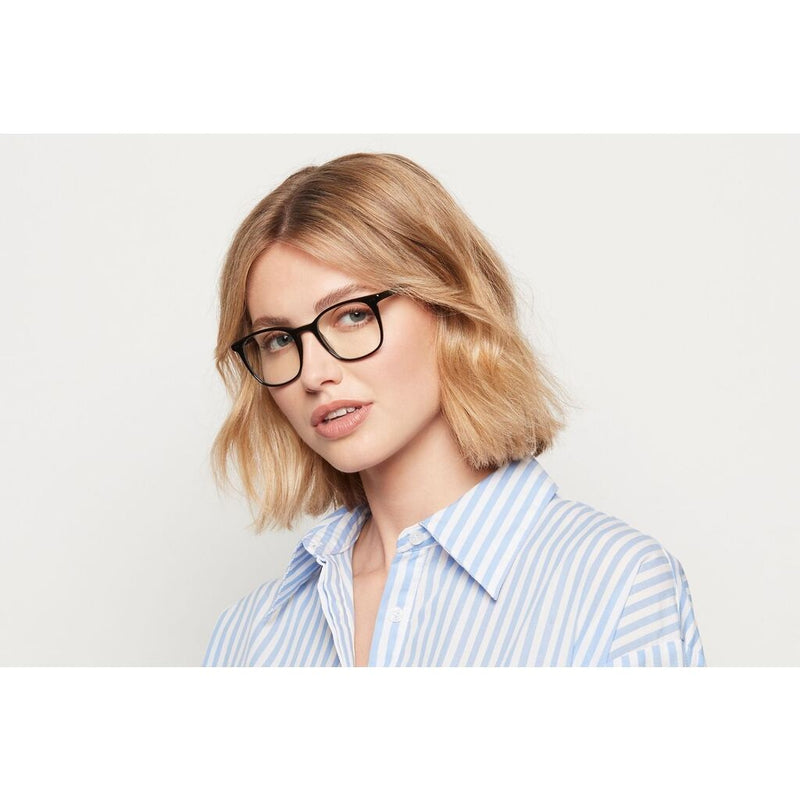 Baxter Blue Clark Blue Light Glasses | Gloss Black