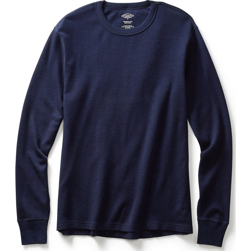 Filson Alaskan Midweight Long-Sleeve Shirt | Navy Small Standard 11015001Navy