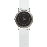 Shore Projects Newquay Watch with Silicone Strap | Silver / Navy / White S026S