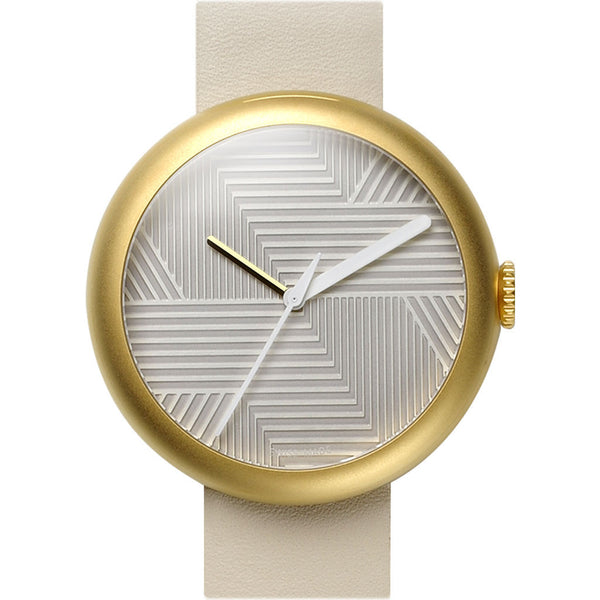 objest gold nude swiss made watch clear