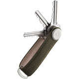 Orbitkey 2.0 Canvas Keychain | Olive