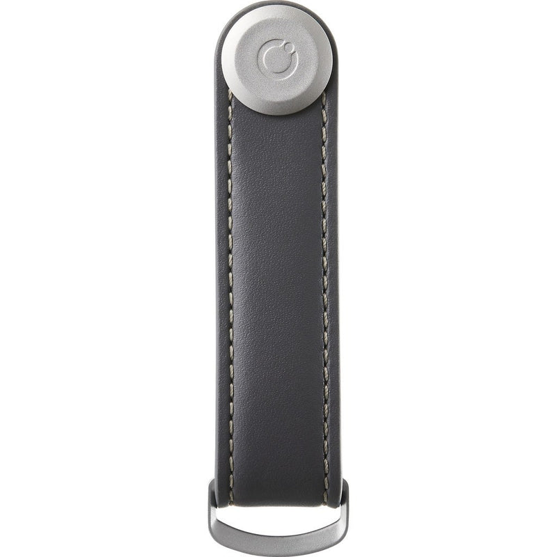 Orbitkey Leather Keychain | Charcoal / Grey LTHO-2-CCGY