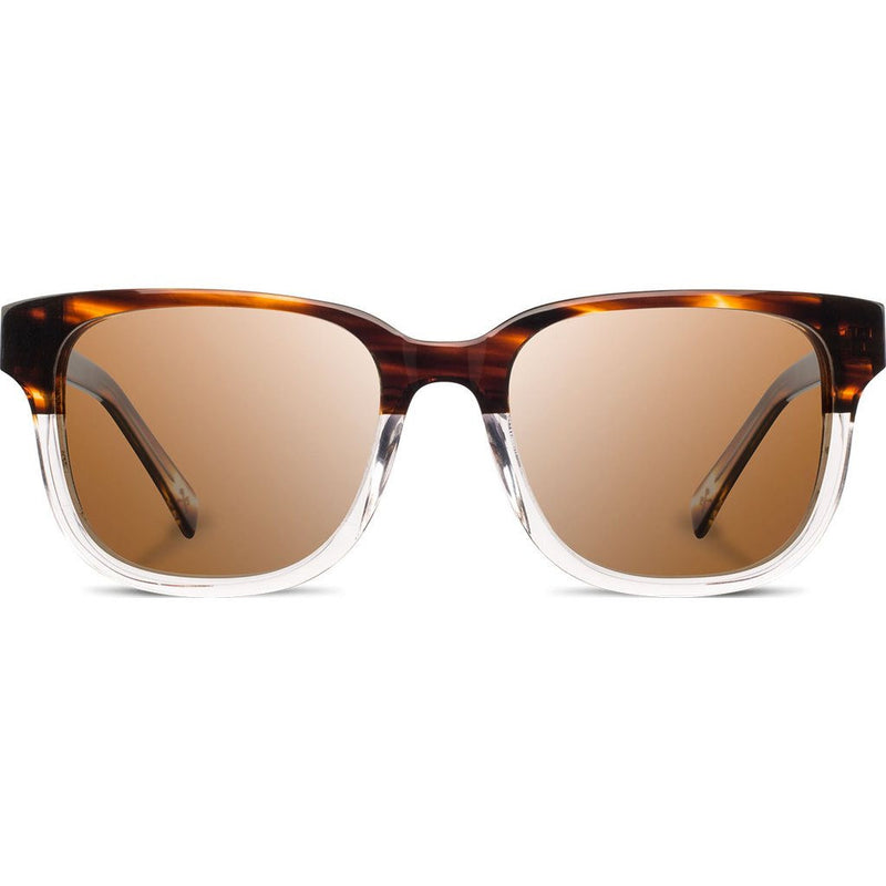 Shwood Prescott Acetate Sunglasses | Whiskey Soda & Mahogany Brown Polarized WAPWSMHBP