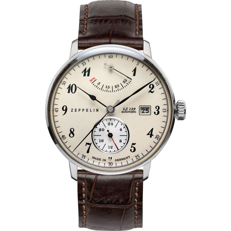 Zeppelin LZ-129 Hindenburg Power Reserve Indicator Watch | Beige & Bro ...